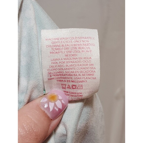 No Boundaries Girls Medium 7-9 Mint Green Dress Babydoll Floral Cottage Prairie - Picture 10 of 16